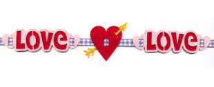 Annet лента из фетра LOVE