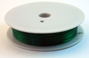 "Gamma" Проволока для бисера металл DGB- 2 d 0. 2 мм 50 м №05 зеленый