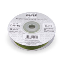 Лента капроновая OR-10 №073 т. оливковый