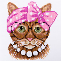 Кристальная ( алмазная) мозаика  " ФРЕЯ" ALBP- 318 постер " Маркиза Люси" 30 х 30 см