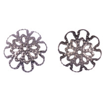 " Zlatka" Розетка для бус DC- 008/ 5 15 мм 5 шт №03 под чёрный никель