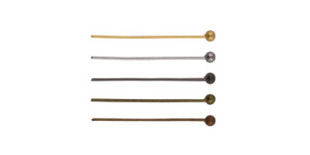  Штифт с шариком DC-105/10 24 мм 10 шт №02 под никель